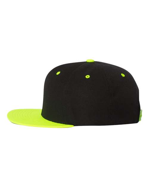 YP Classics Premium Flat Bill Snapback Cap 6089M