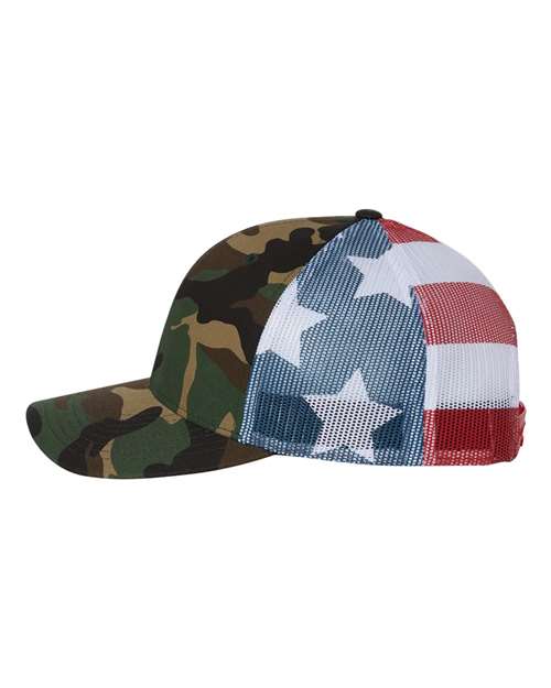 Richardson Printed Mesh Trucker Cap 112PM