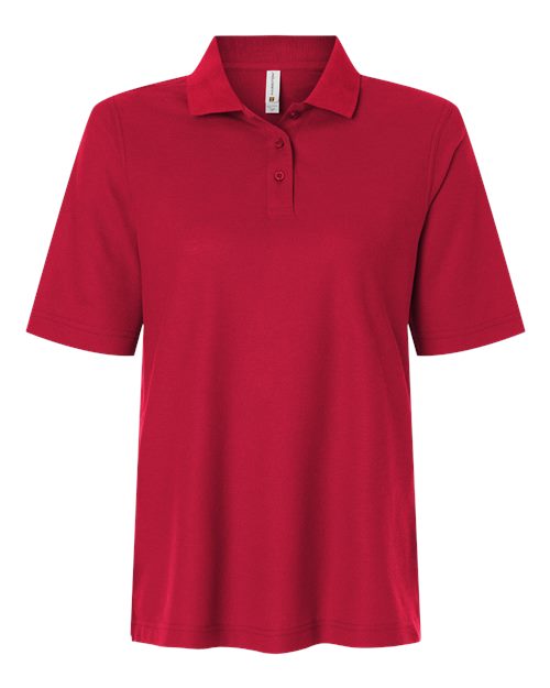Harriton Women's Maverick CVC Pique Polo M105W