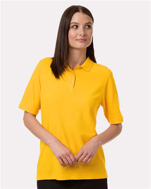 Harriton Women's Maverick CVC Pique Polo M105W