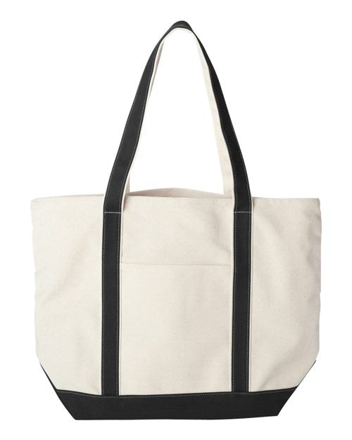Liberty Bags Carmel Classic XL Cotton Canvas Resort Tote 8872